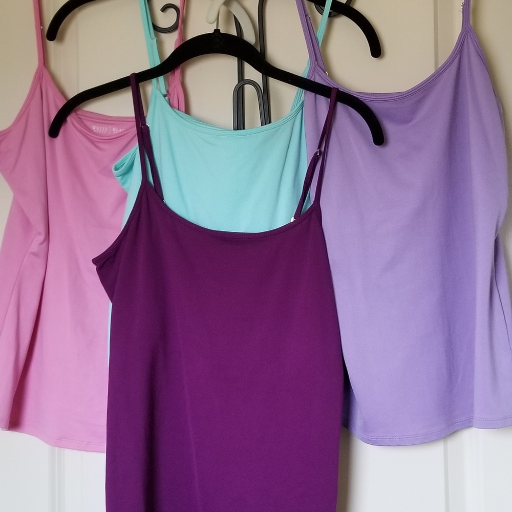 WHBM Scoop Neck Cami set of 4